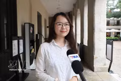 Nguyen Mai Khanh Chi, estudiante de la Facultad de Artes y Humanidades de la Universidad de Hong Kong. (Foto: VNA)