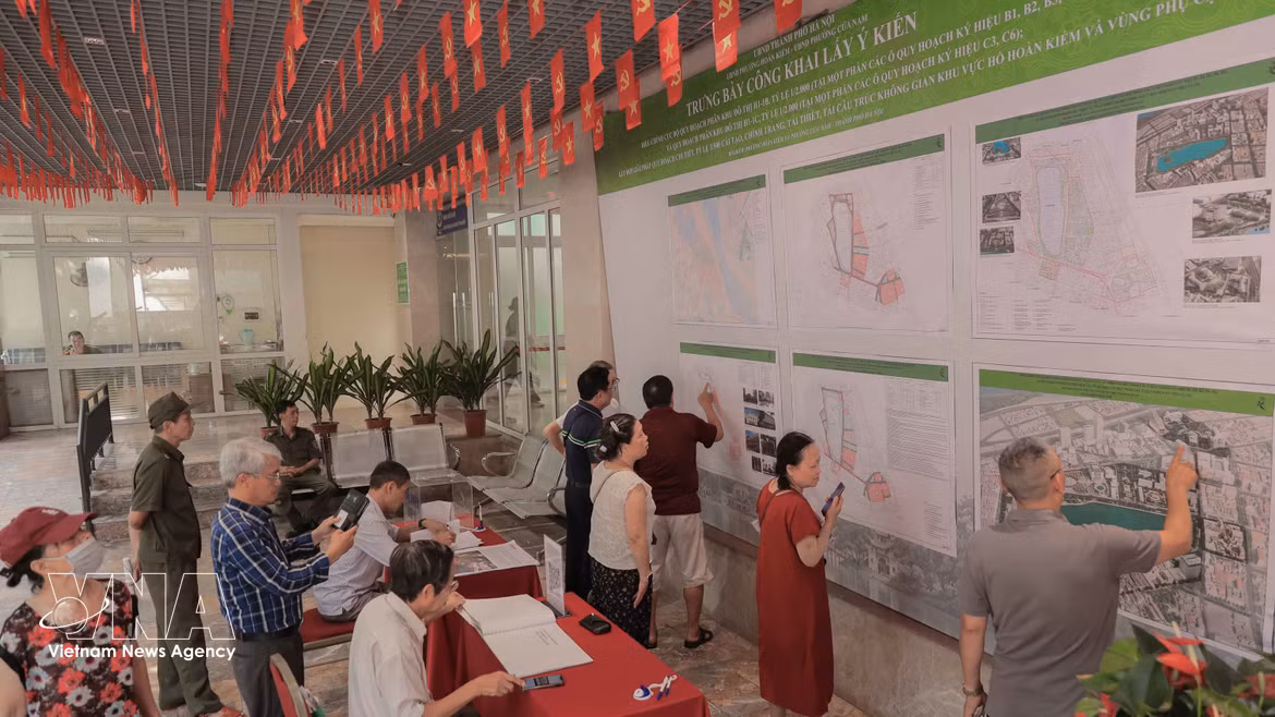 Hanoi consulta a la población sobre la renovación de la zona del lago Hoan Kiem