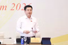 El vicepresidente de la Asamblea Nacional, Nguyen Hong Dien, en el evento. (Fuente: VNA)