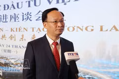 Pham Van Thinh, vicepresidente del Comité Popular de Bac Ninh, en una entrevista con la Agencia Vietnamita de Noticias en China. (Fuente: VNA)