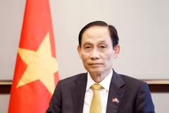 El ministro de Relaciones Exteriores de Vietnam, Le Hoai Trung. (Fuente: Cancillería)
