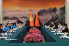 Panorama de la reunión. (Fuente: VNA)