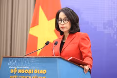 Pham Thu Hang, portavoz del Ministerio de Relaciones Exteriores de Vietnam. (Fuente: VNA)