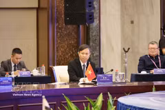 El viceministro de Ciencia y Tecnología de Vietnam, Hoang Minh, en el evento. (Fuente: VNA)