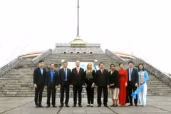 Delegación cubana realiza viaje a la provincia de Quang Tri. (Fuente: VNA)