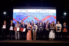 Delegados en el Foro Empresarial Vietnam-Filipinas. (Fuente: Vinachem)