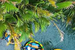 Bosque de cocoteros de Bay Mau: un destino verde único en el corazón de Da Nang. (Fuente: VNA)