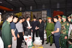 Las fuerzas competentes incautan 50,7 toneladas de cafeína. (Foto: vtv.vn)