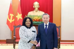 Líder partidista vietnamita recibe a alto dirigente del Congreso Nacional Africano