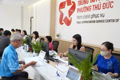 Centro de Servicios Administrativos Públicos del barrio de Thu Duc, Ciudad Ho Chi Minh. (Foto: VNA)