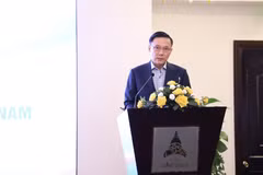 Le Anh Hoang, subdirector del ITPC, habla en el evento. (Fuente: VNA)