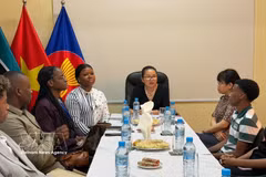 Panorama de la reunión. (Fuente: VNA)