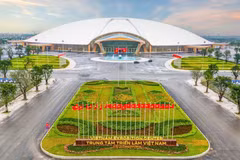 El Centro Nacional de Exposiciones en Hanoi albergará la exposición sobre los éxitos de Vietnam con motivo del 80.º aniversario del Día Nacional. (Foto: baochinhphu.vn)