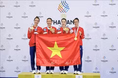 Equipo vietnamita de Karate. (Fuente: VNA)