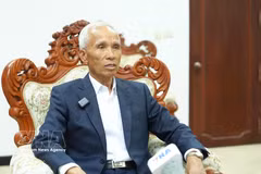Khamphan Pheuiyavong, miembro del Buró Político del Comité Central del Partido Popular Revolucionario de Laos y jefe de su Comisión de Propaganda y Capacitación. (Fuente: VNA)