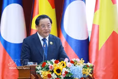 El presidente de la Asamblea Nacional de Laos, Sonexay Siphandone, en un evento. (Fuente: VNA)