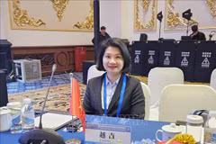 Pham Thi Thanh Loan, directora general de una empresa de viajes vietnamita en China. (Fuente: VNA)