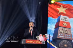 El embajador de Vietnam en la República Checa, Duong Hoai Nam, habla en el evento. (Fuente: VNA)