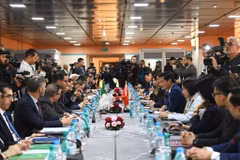 Panorama de la reunión. (Fuente: VNA)