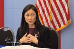 La embajadora de Estados Unidos en Vietnam, Jennifer Wicks. (Fuente: VNA)
