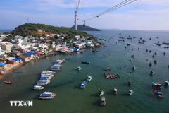 Un rincón de la ciudad de Phu Quoc. (Foto: VNA)