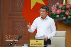 El primer ministro de Vietnam, Le Minh Hung, en el evento. (Fuente: VNA)