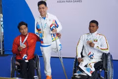 El atleta Do Thanh Hai ganó su segunda medalla de plata en los 200 m libres masculinos. (Foto: VNA)