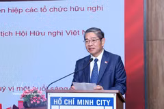 Pang Te Cheng, cónsul general de Singapur en Ciudad Ho Chi Minh, habla en el evento. (Fuente: VNA)
