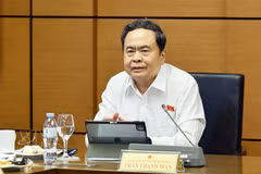 El presidente de la Asamblea Nacional, Tran Thanh Man, en el evento. (Fuente: VNA)