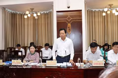 El vicepresidente del Comité Popular de la provincia vietnamita de Tay Ninh, Pham Tan Hoa, en el evento. (Fuente: VNA)