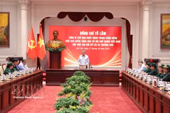 El secretario general del Partido Comunista y presidente de Vietnam, To Lam, habla en el evento. (Fuente: VNA)