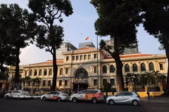 La Oficina Central de Correos municipal, uno de los destinos más populares para los visitantes internacionales en Ciudad Ho Chi Minh. (Foto: VNA)