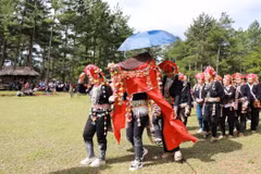 Descubren procesión nupcial de pueblo étnico Dao rojo en provincia de Lai Chau