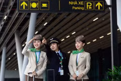 Trabajadores de Bamboo Airways. (Fuente: VNA)
