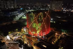 El Circo y el Salón de Espectáculos Multiusos Phu Tho se espera convertirse en un destino destacado de la vida nocturna de Ciudad Ho Chi Minh. (Foto: VNA)