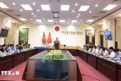 Panorama de la reunión. (Fuente: VNA)