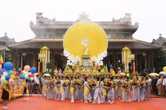 Una de las actividades en el Festival de Vesak 2025. (Fuente: VNA)