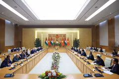 Panorama de la reunión. (Fuente: VNA)