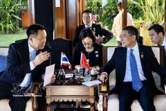El primer ministro vietnamita se reúne con su homólogo en ocasión de la 48 Cumbre de la ASEAN en Filipinas (8 de mayo de 2026). (Fuente: VNA)