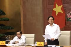 El viceprimer ministro vietnamita Ho Quoc Dung en el evento. (Fuente: VNA)