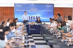 En la rueda de prensa. (Fuente: VNA)