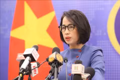 Pham Thu Hang, portavoz de la Cancillería. (Fuente: VNA)