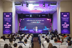 Panorama de la inauguración del Foro de Inteligencia Artificial de Vietnam – AI360. (Hanoi, 9 de octubre de 2025). (Fuente: VNA)