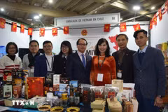 Representantes vietnamitas en ExpoCafé 2025, (Fuente: VNA)