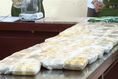Gran cantidad de droga incautada. (Foto: VNA)