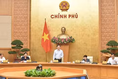 El viceprimer ministro Mai Van Chinh habla en el evento. (Fuente: VNA)