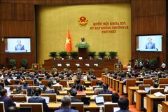 Sesiona primera reunión extraordinaria de XVI Legislatura de Asamblea Nacional de Vietnam