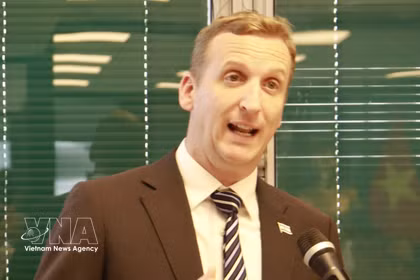 Ofer Fohrer, jefe de la División de Promoción de Inversiones y Exportaciones del Departamento de Comercio Exterior, dependiente del Ministerio de Economía e Industria de Israel. (Foto: VNA)