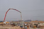Trabajos intensivos en la construcción de infraestructuras del proyecto Vinmetal Ha Tinh. (Foto: VNA)