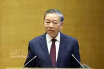 El secretario general del Comité Central del Partido Comunista de Vietnam y presidente de Vietnam, To Lam, habla en la conferencia. Foto: VNA
